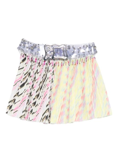 Chopova Lowena pleated carabiner skirt
