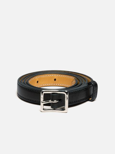 KAPTAIN SUNSHINE NARROW CALF LEATHER BELT