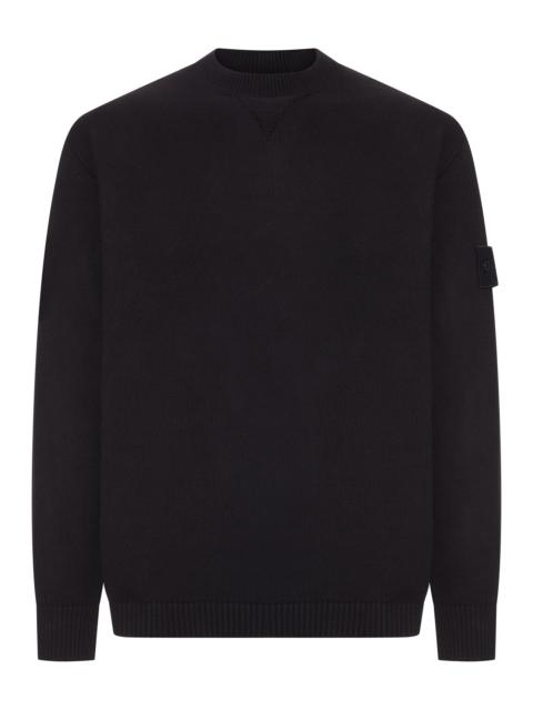 Stone Island COTTON-BLEND CREW-NECK SWEATER