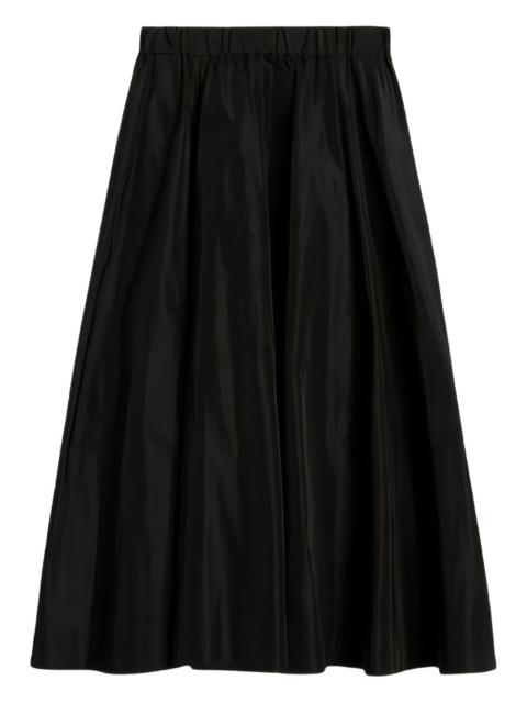 Aspesi elasticated-waist midi skirt