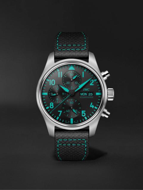 IWC Schaffhausen Pilot's Watch Mercedes-AMG Petronas Formula One™ Team Edition Automatic Chronograph 41mm Titanium an