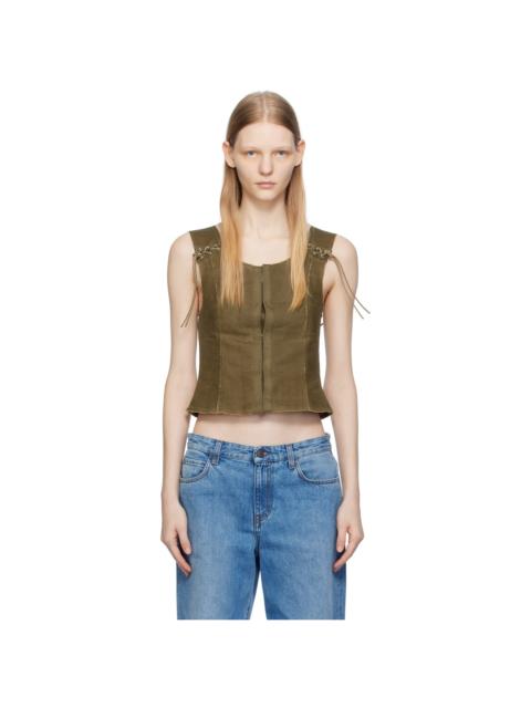 Our Legacy Khaki Tough Vest