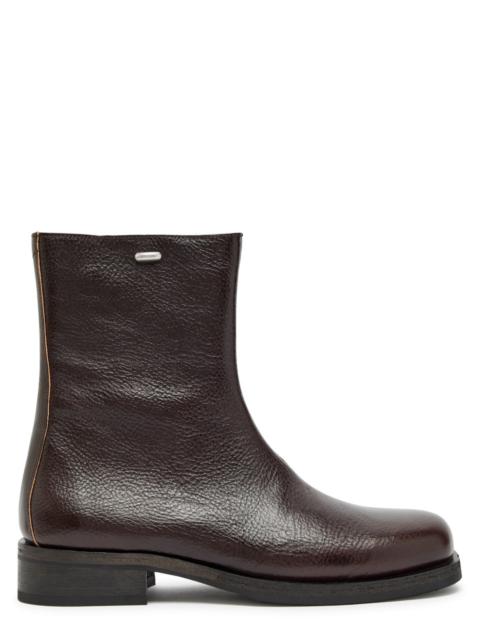 Our Legacy Our Legacy Camion Grained Leather Ankle Boots