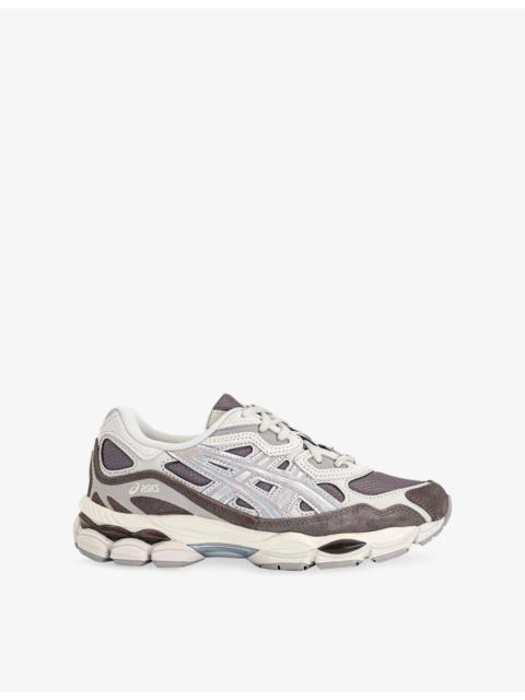 Asics Gel-NYC Mesh And Suede Trainers