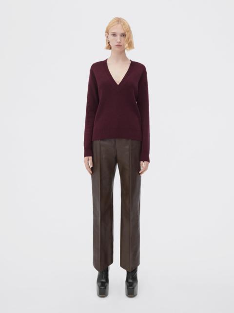 medium weight compact cashmere jumper