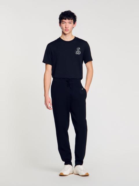 Sandro JOGGERS WITH SNAKE DETAIL