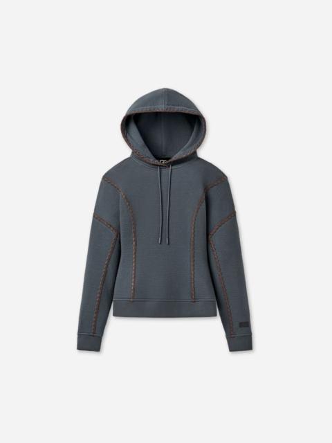 UGG ® Women's Dina Shell Stitch Hoodie in Eve Blue