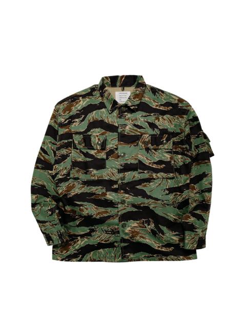 The Real McCoys MJ26002 Tiger Camouflage Shirt / John Wayne Green