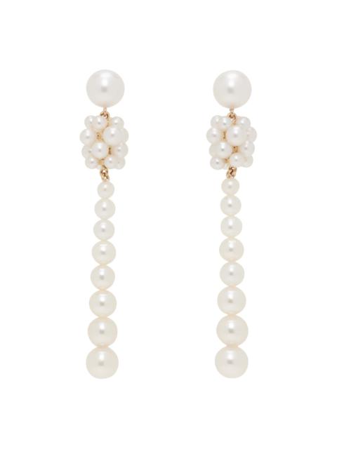 SOPHIE BILLE BRAHE White Colonna Perle Earrings