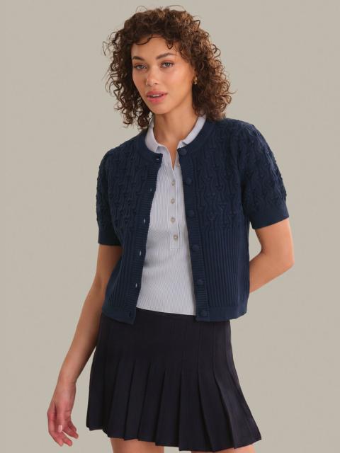 525 america Kara: Bobble Knit Cotton Cardigan