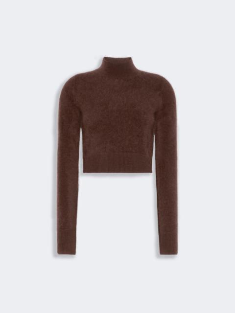 Sportmax AGIO Slim pure cashmere sweater - CHOCOLATE