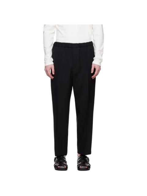 Jil Sander Black Tapered Trousers