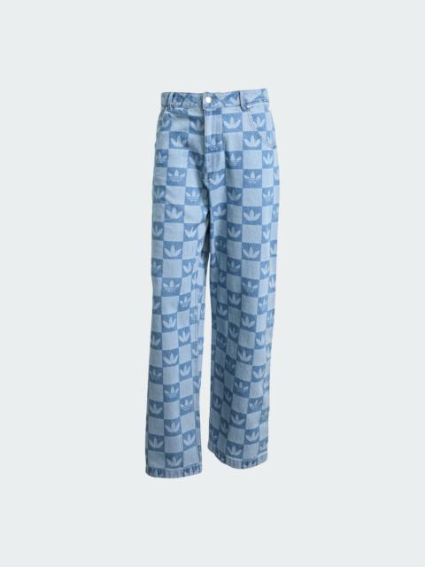 adidas Monogram All Over Print Regular Denim Pants