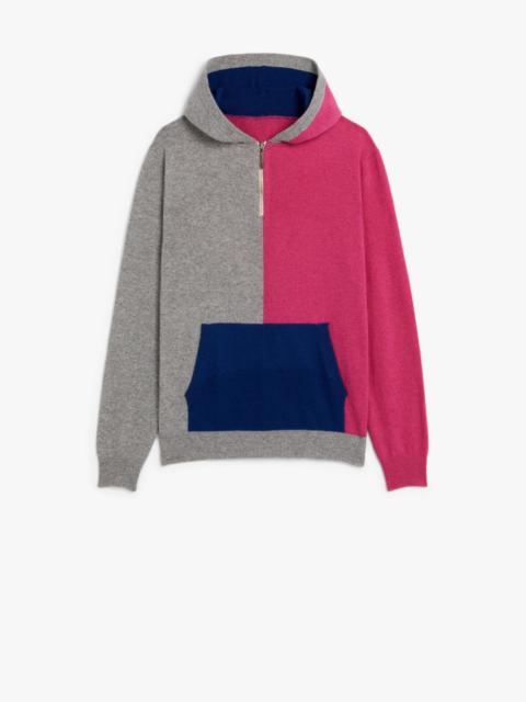 DOUBLE AGENT PINK WOOL HOODED SWEATER | GKM-201
