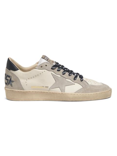 Golden Goose Unisex Ball-Star Low-Top Sneakers - White Grey Navy