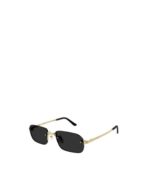 Cartier Sandrol rectangular-frame sunglasses