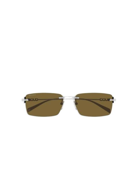 GUCCI rectangle-frame sunglasses