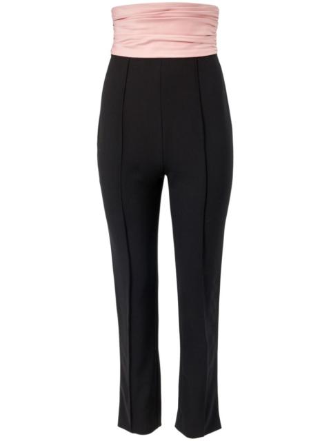 CAROLINA HERRERA cummerbund-detailing trousers