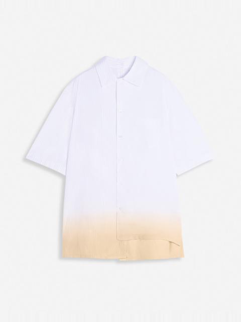 Lanvin ASYMMETRICAL SHIRT WITH A GRADIENT EFFECT