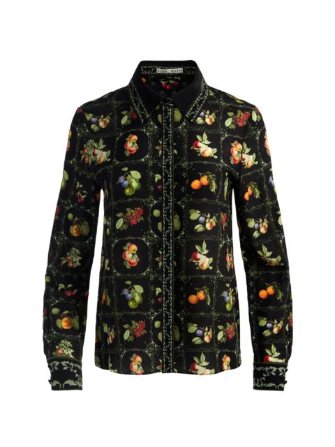 Alice + Olivia WILLA SILK BLOUSE
