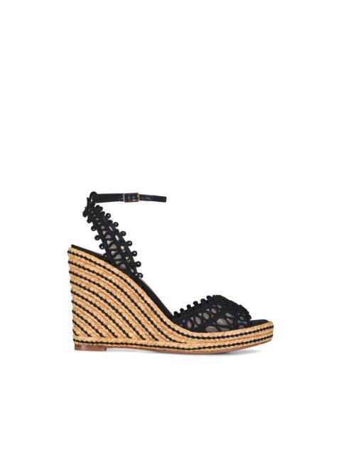 AQUAZZURA braided nappa espadrilles
