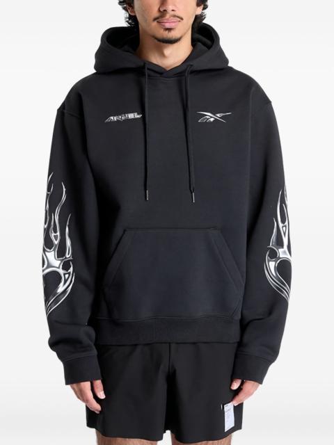 Reebok logo-print hoodie