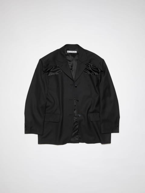 Deconstructed suit jacket - Black