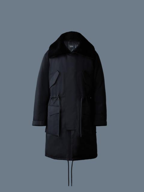 LEON Shearling Collar Down Parka