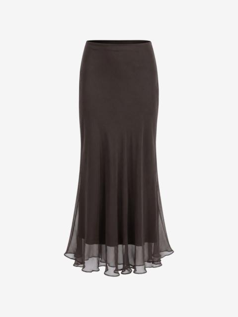 THE SEI diaphanous skirt