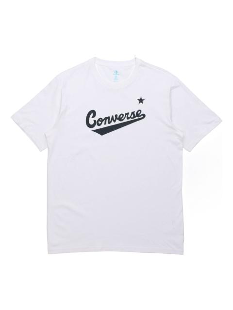 Converse Men's Converse Classic Alphabet Pattern Short Sleeve White 10018235-102