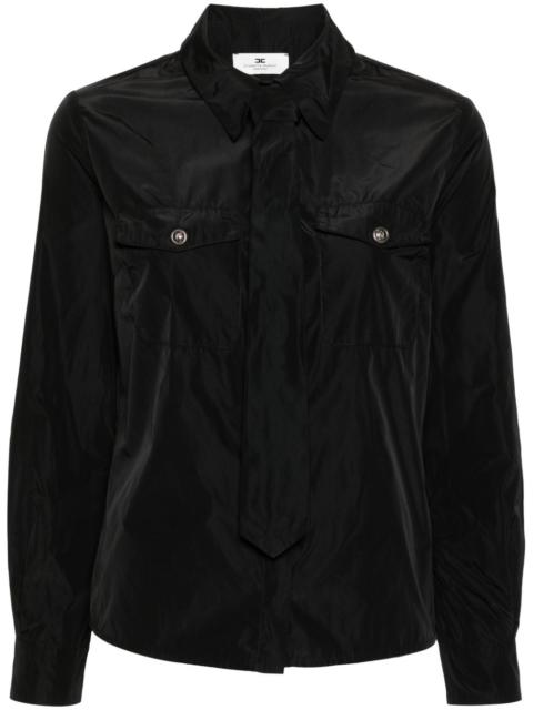 ELISABETTA FRANCHI detachable-tie shirt