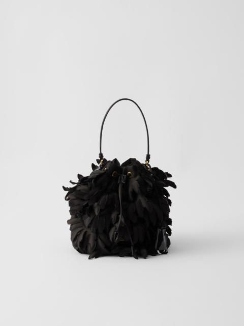 Prada Satin and patent leather mini-bag