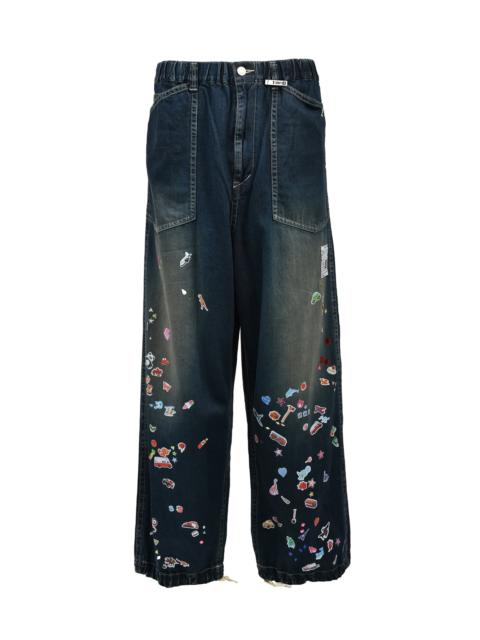 Maison MIHARAYASUHIRO BAKER JEANS W STICKER / IND