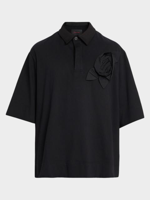 Simone Rocha Men & apos;s Pressed Rosette Rugby Jersey