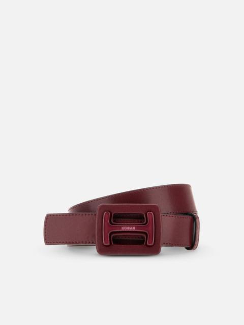 HOGAN Belt Burgundy