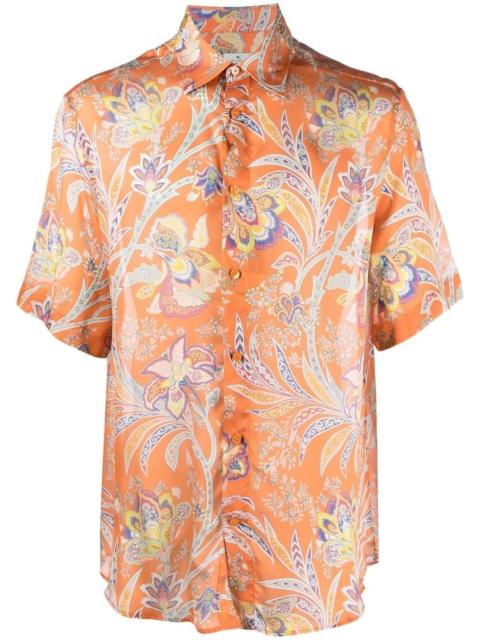 Etro paisley-print silk shirt