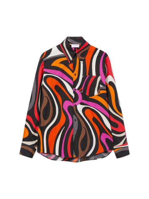 PUCCI abstract-print cotton shirt