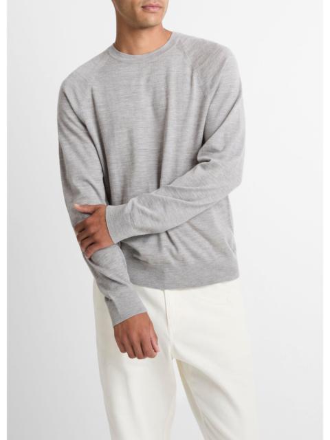 Vince Featherweight Wool-Cashmere Crew Neck Sweater