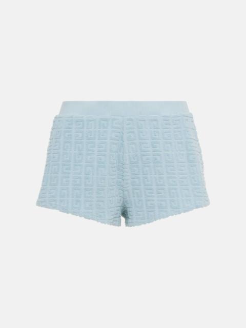 Plage 4G cotton-blend terry shorts
