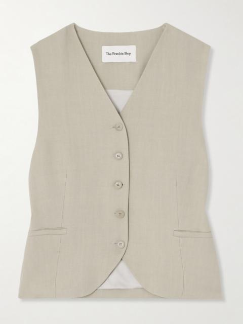 The Frankie Shop Chelsea Twill Vest
