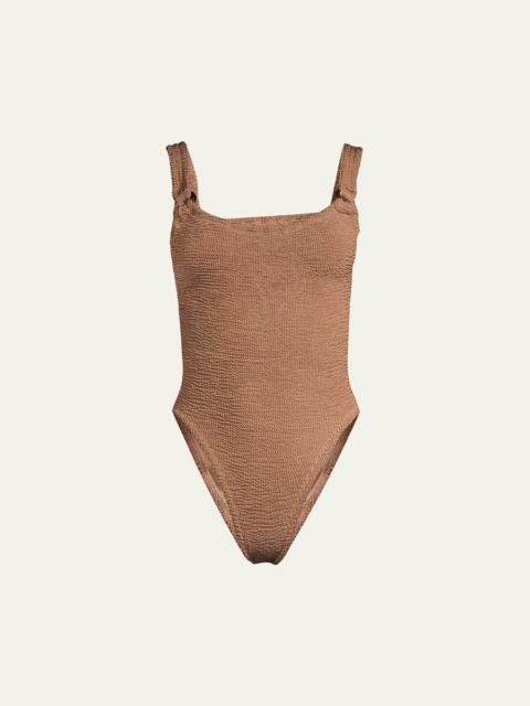 Hunza G Domino One-Piece Swimsuit