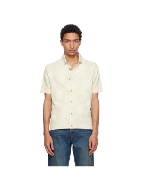 Paul Smith Beige Jacquard Shirt