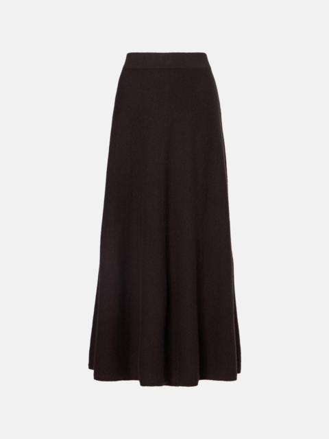 LISA YANG Torie high-rise cashmere maxi skirt