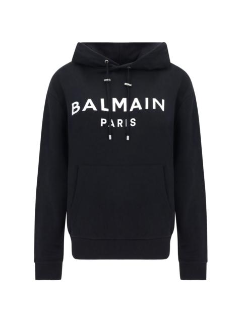 Balmain Logo print hoodie