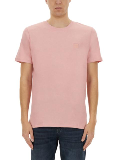 BOSS COTTON T-SHIRT WITH LOGO