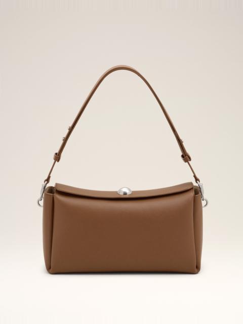 AMI Paris MEDIUM BROWN COW LEATHER CARROUSEL BAG