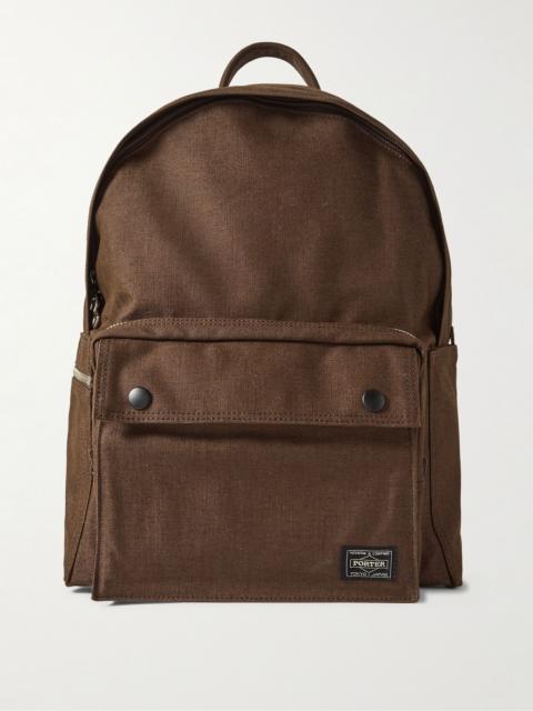 PORTER Smoky Cordura® Cotton Backpack Brown