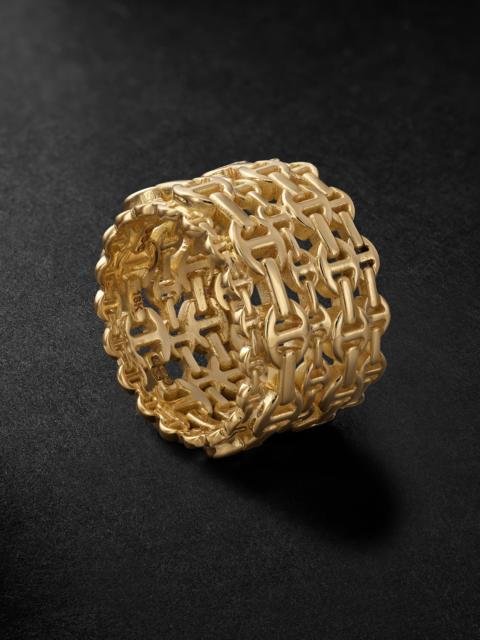 HOORSENBUHS® Damash 18-Karat Gold Ring