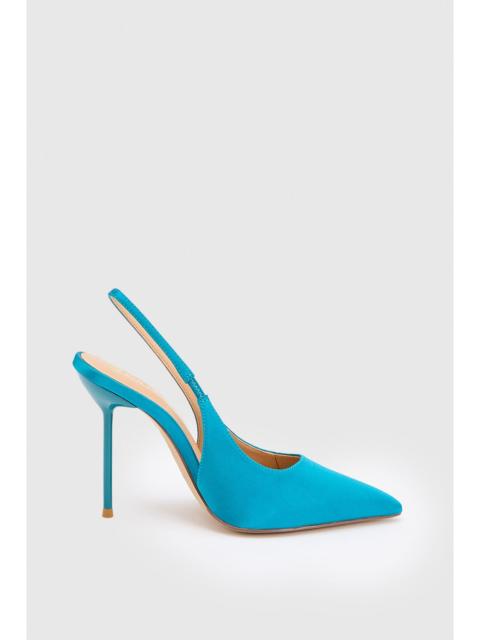 KAREN MILLEN Satin Slingback Heeled Shoe
