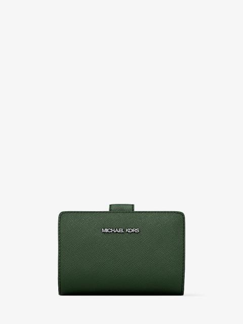 MICHAEL KORS Jet Set Travel Medium Saffiano Leather Wallet